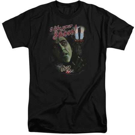 The Wizard Of Oz Shirt I like Your Shoes Tall Black T-Shirt