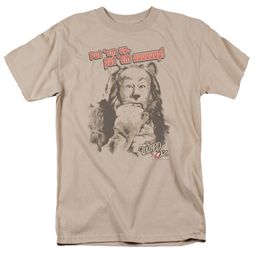 The Wizard Of Oz Shirt Put 'Em Up Cowardly Lion Sand T-Shirt