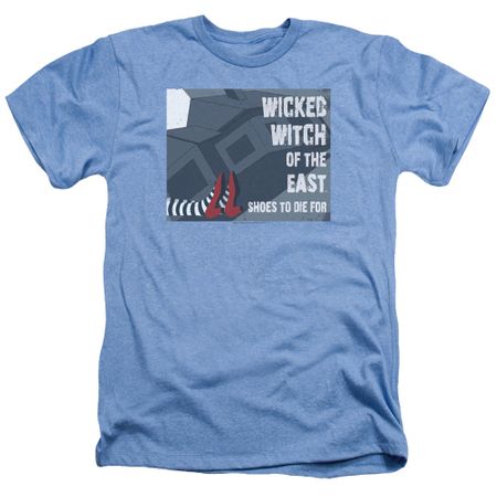 The Wizard Of Oz Shirt Shoes To Die For Heather Light Blue T-Shirt