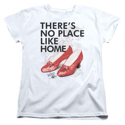 The Wizard Of Oz Womens Shirt There's No Place Like Home White T-Shirt The Wizard Of Oz Womens Shirt There's No Place Like Home White T-Shirt