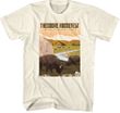 Theodore Roosevelt National Park ND Adult T-shirt - Off White
