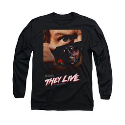 They Live Shirt Poster Long Sleeve Black Tee T-Shirt They Live Shirt Poster Long Sleeve Black Tee T-Shirt