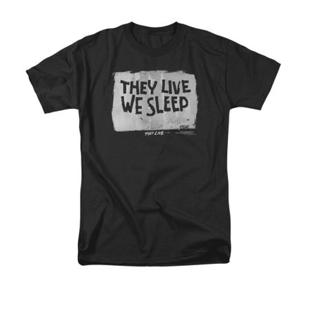 They Live Shirt We Sleep Adult Black Tee T-Shirt