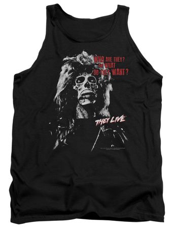 They Live  Tank Top Who are They? Black Tanktop