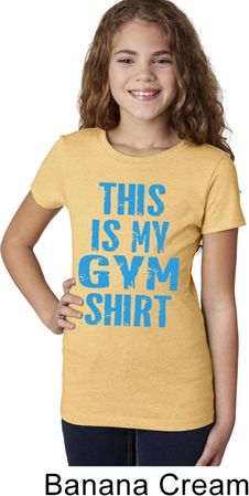 This Is My Gym Shirt Girls Shirt