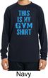 This Is My Gym Shirt Kids Dry Wicking Long Sleeve Shirt