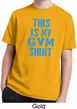 This Is My Gym Shirt Kids Moisture Wicking Shirt