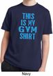 This Is My Gym Shirt Kids Moisture Wicking Shirt