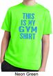 This Is My Gym Shirt Kids Moisture Wicking Shirt