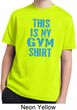 This Is My Gym Shirt Kids Moisture Wicking Shirt