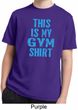 This Is My Gym Shirt Kids Moisture Wicking Shirt