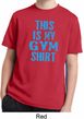 This Is My Gym Shirt Kids Moisture Wicking Shirt