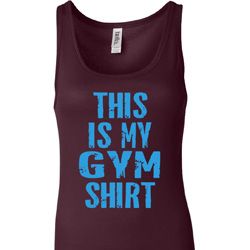 This Is My Gym Shirt Ladies Longer Length Tank Top