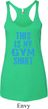 This Is My Gym Shirt Ladies Tri Blend Racerback Tank Top