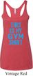 This Is My Gym Shirt Ladies Tri Blend Racerback Tank Top