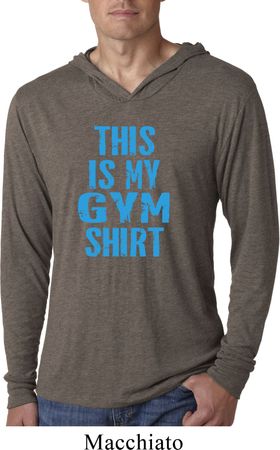 This Is My Gym Shirt Lightweight Hoodie Shirt