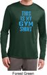 This Is My Gym Shirt Mens Dry Wicking Long Sleeve Shirt