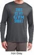 This Is My Gym Shirt Mens Dry Wicking Long Sleeve Shirt