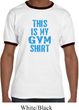 This Is My Gym Shirt Mens Ringer Shirt