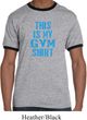 This Is My Gym Shirt Mens Ringer Shirt