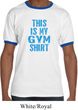 This Is My Gym Shirt Mens Ringer Shirt