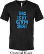 This Is My Gym Shirt Mens Tri Blend V-neck Shirt