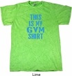 This Is My Gym Shirt Mineral Tie Dye Shirt