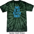 This Is My Gym Shirt Spider Tie Dye Shirt