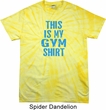 This Is My Gym Shirt Spider Tie Dye Shirt