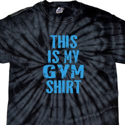 This Is My Gym Shirt Spider Tie Dye Shirt