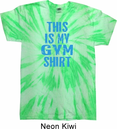 This Is My Gym Shirt Twist Tie Dye Shirt
