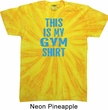 This Is My Gym Shirt Twist Tie Dye Shirt