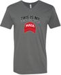 This Is My Social Distance Hat Adult V-Neck T-Shirt
