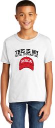 This Is My Social Distance Hat Kids Soft Style T-Shirt