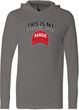 This Is My Social Distance Hat Lightweight Hoodie T-Shirt