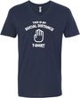 This Is My Social Distance Shirt Adult V-Neck T-Shirt