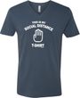 This Is My Social Distance Shirt Adult V-Neck T-Shirt