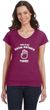 This Is My Social Distance Shirt Ladies Fit V-Neck T-Shirt