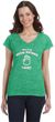 This Is My Social Distance Shirt Ladies Fit V-Neck T-Shirt