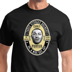 Three Stooges Curly Porter Mens Shirts