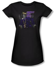 Three Stooges Junior Shempin Black Tee T-Shirt