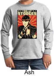 Three Stooges Kids Long Sleeve Shirt Viva La Stooges Moe Youth Shirt Three Stooges Kids Long Sleeve Shirt Viva La Stooges Moe Youth Shirt