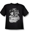 Three Stooges Kids Shirt Give A Nyuk Black Tee T-Shirt