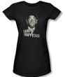 Three Stooges Kids Shirt Shemp Happens Black Tee T-Shirt