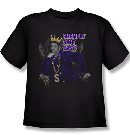 Three Stooges Kids Shirt Shempin Black Tee T-Shirt