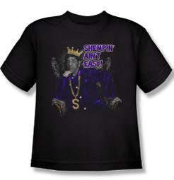 Three Stooges Kids Shirt Shempin Black Tee T-Shirt
