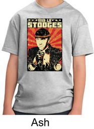 Three Stooges Kids T-shirt Viva La Stooges Big Moe Youth Tee Shirt Three Stooges Kids T-shirt Viva La Stooges Big Moe Youth Tee Shirt