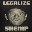 Three Stooges Ladies Shirt Legalize Shemp Black Tee T-Shirt
