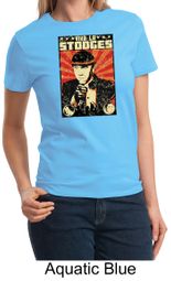Three Stooges Ladies T-shirt Viva La Stooges Big Moe Tee Shirt Three Stooges Ladies T-shirt Viva La Stooges Big Moe Tee Shirt