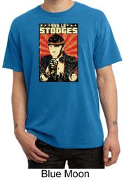 Three Stooges Pigment Dyed T-shirt Viva La Stooges Big Moe Adult Tee Three Stooges Pigment Dyed T-shirt Viva La Stooges Big Moe Adult Tee